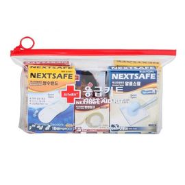 [NEXTSAFE] WATERPROOF POUCH plus+ First Aid Kit-Medical Kits for Any Emergencies, Ideal for Home, Office, Car, Travel-Made in Korea
